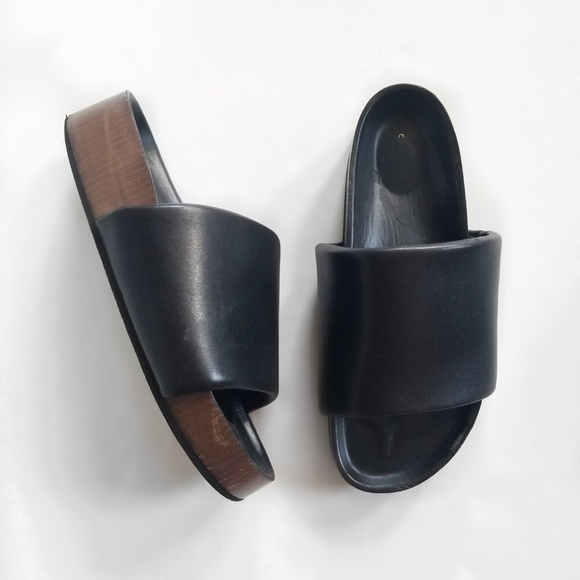 celine black sandals